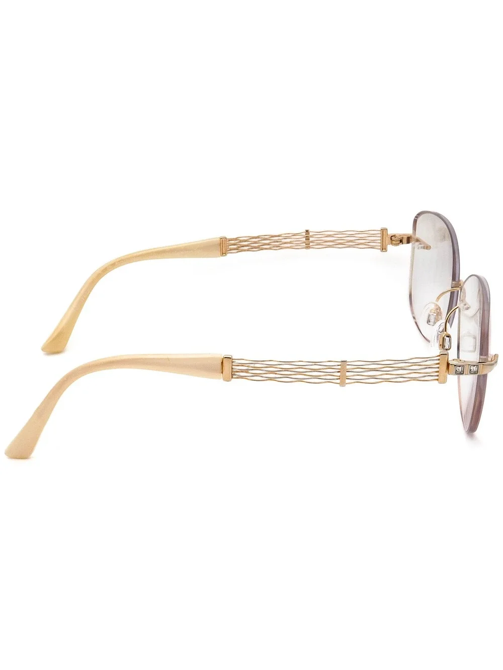 Charmant XL2053 GP Line Art Gold Plated Eyewear